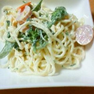 甘酸っぱくてパクパクいけちゃうスパサラダ